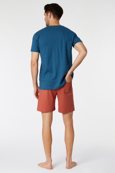 Resim Erkek Pijama-Psu - 873-Derin Mavi