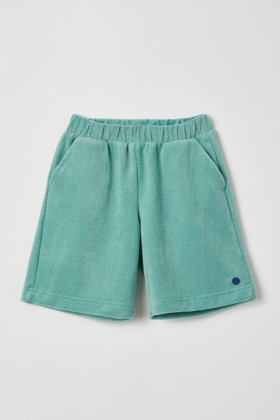 Resim Havlu Erkek Çocuk Şort-Sht - 717-Puslu Yeşil