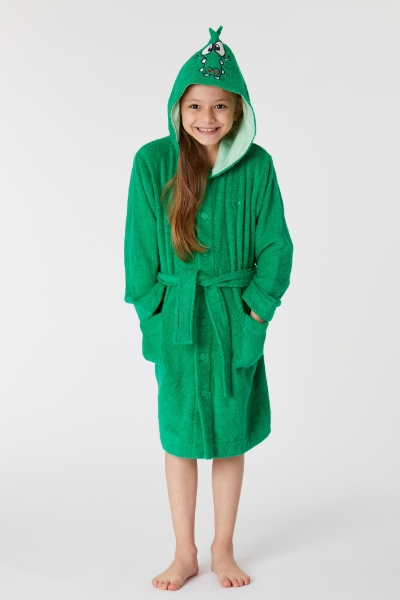 Resim Pamuklu Havlu Bornoz-Roa - 728 BRİGHT GREEN