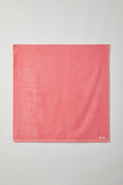 Resim Pamuklu Büyük Ebat Plaj Havlusu-Yta - 441-İstiridye Pembe