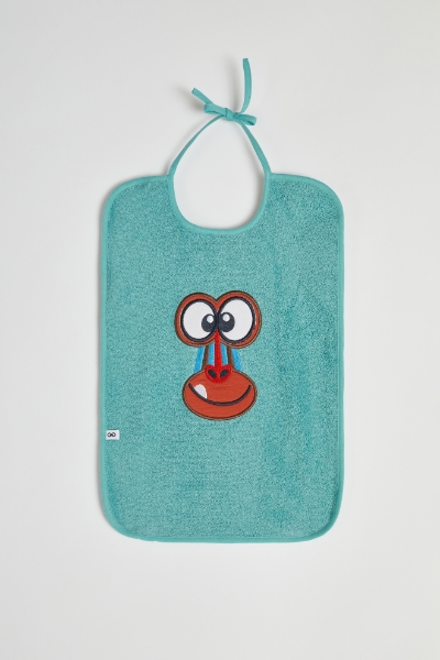 Resim Havlu Bebek Önlüğü-Bım - 717-Puslu Yeşil