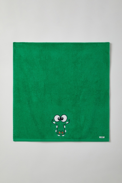 Resim Pamuklu Büyük Ebat Plaj Havlusu-Stw - 728 BRİGHT GREEN