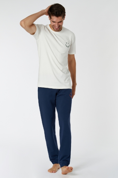 Resim Tişört-Qla - 106-Ekru