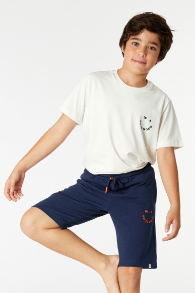 Resim Erkek Çocuk Tişört-Qla - 106-Ekru