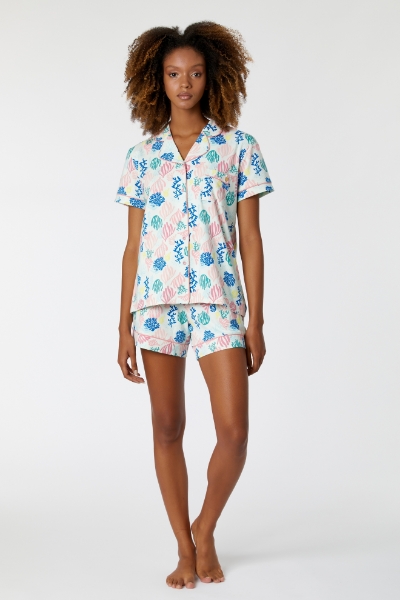 Resim Kadın Pijama-Ype - 975-Mercan