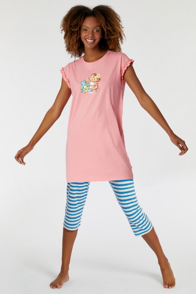 Resim Kadın Pijama-Bab - 441-İstiridye Pembe