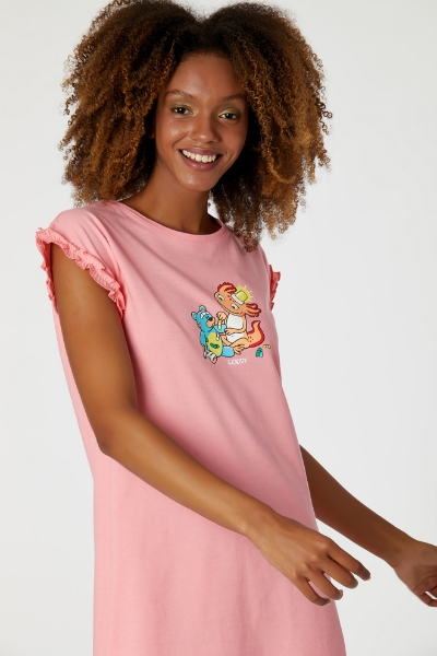 Resim Kadın Pijama-Bab - 441-İstiridye Pembe