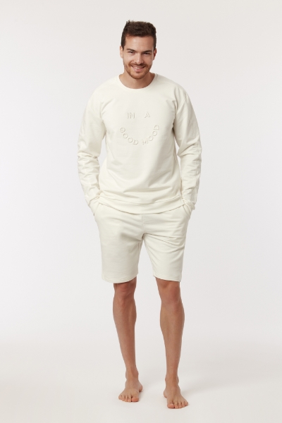 Resim Sweatshirt-Qld - 106-Ekru