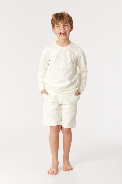 Resim Sweatshirt-Qld - 106-Ekru