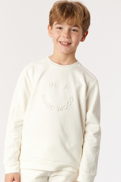 Resim Sweatshirt-Qld - 106-Ekru