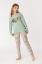 Resim 10-16 Yaş Kız Çocuk Pijama-Bsl - 806-Deniz Yeşili