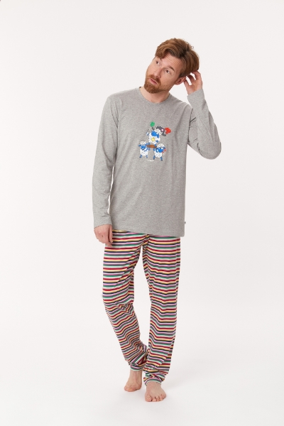 Resim Erkek Pijama-Pls - 121-Grimelanj