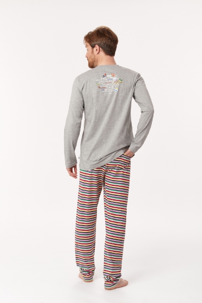 Resim Erkek Pijama-Pls - 121-Grimelanj