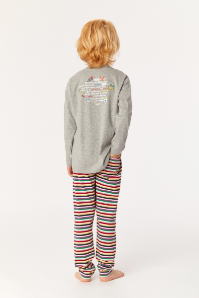 Resim 10-16 Yaş Erkek Çocuk Pijama-Pls - 121-Grimelanj