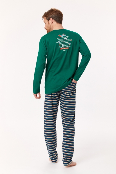 Resim Erkek Pijama-Pls - 785-Nefti Yeşili