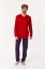 Resim Erkek Pijama-Mvl - 485-Keskin Kırmızı