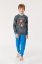 Resim 2-8 Yaş Erkek Çocuk Pijama-Plc - 911-Sincap Temalı Çok Renkli Lacivert