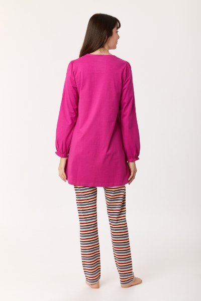 Resim Kadın Pijama-Blb - 467-Fuşya 