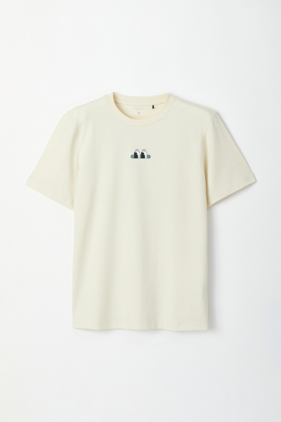 Resim Unisex Tshirt-Slm - 110-Ekru