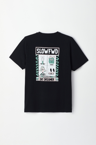 Resim Unisex Tshirt-Slm - 197-Siyah