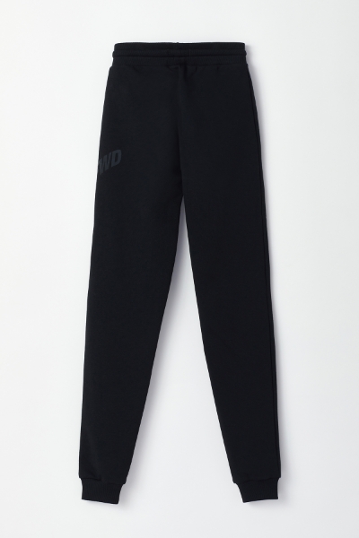 Resim Kadın Sweatpant-Sll - 197-Siyah