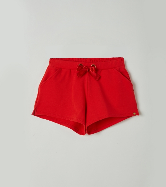 Resim Cepli sweat şort-Lhh - 433-Nar Çiçeği