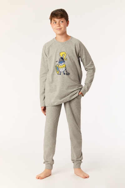 Resim 2-8 Yaş Erkek Çocuk Pijama-Qrl - 121-Grimelanj