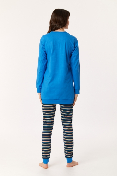 Resim Kadın Pijama-Pop - 832-Açık Mavi