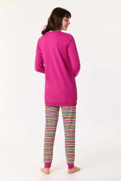 Resim Kadın Pijama-Pop - 467-Fuşya 