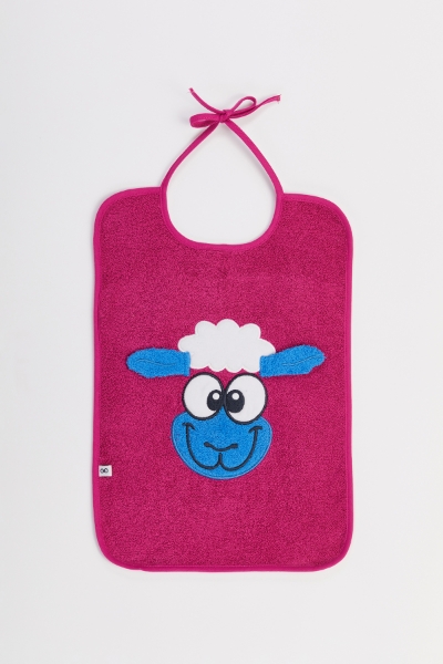 Resim Havlu Bebek Önlüğü-Bım - 467-Fuşya 