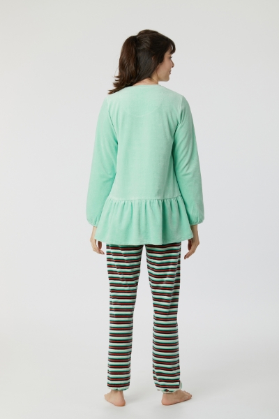 Resim Kadın Pijama-Pdl - 718-Neptün Yeşili