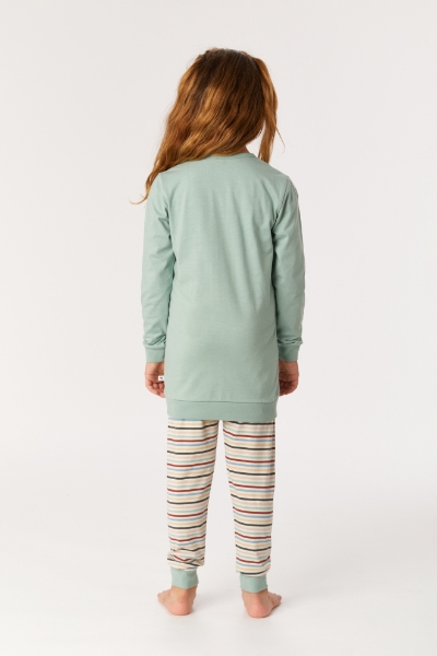 Resim 10-16 Yaş Kız Çocuk Pijama-Pop - 806-Deniz Yeşili