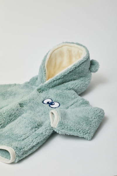 Resim Kapüşonlu Sweatshirt-Jkh - 806-Deniz Yeşili