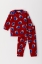Resim Kadife Erkek Bebek Pijama-Plc - 908-Koyun Baskılı Kırmızı