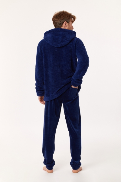 Resim Erkek Pijama-Qha - 869-Mor Lacivert