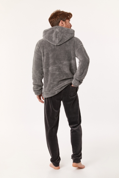 Resim Erkek Pijama-Qha - 157-Küllü Mavi