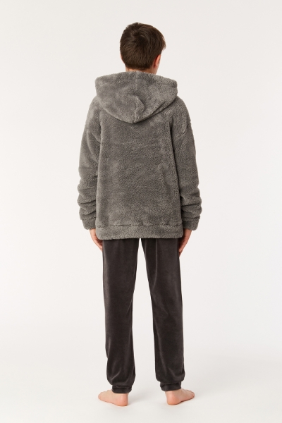 Resim 2-8 Yaş Erkek Çocuk Pijama-Qha - 157-Küllü Mavi