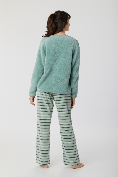 Resim Kadın Pijama-Wpı - 806-Deniz Yeşili