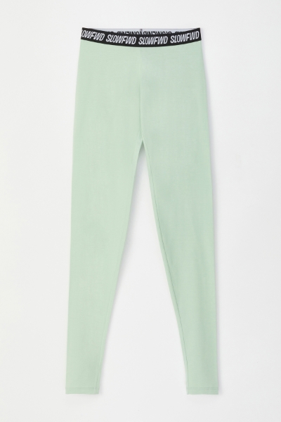 Kadın Tayt-Slk - 711-Küf Yeşili