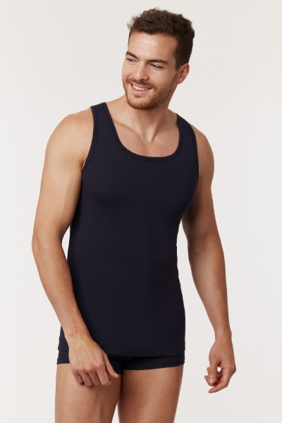 Resim Erkek Atlet-Vem - 188-Lacivert