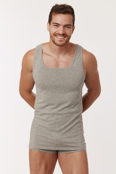 Resim Erkek Atlet-Vem - 121-Gri  Melanj