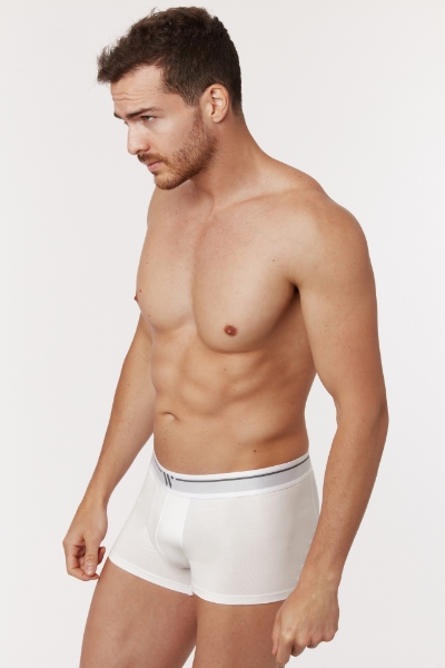 Resim 2’li Erkek Boxer-Clm - 100-Beyaz