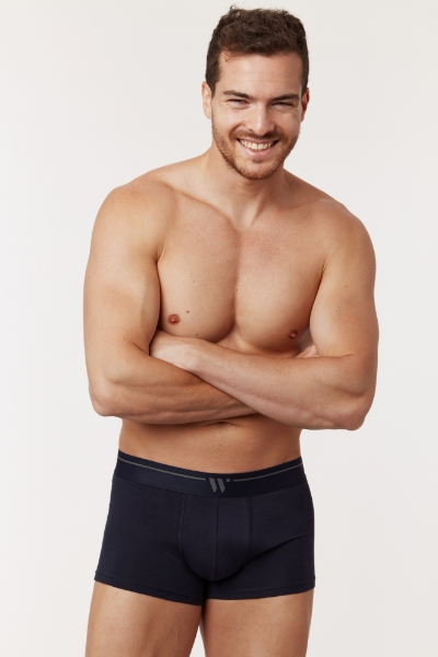 Resim 2’li Erkek Boxer-Clm - 188-Lacivert