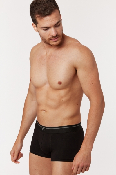 Resim 2’li Erkek Boxer-Clm - 199-Siyah