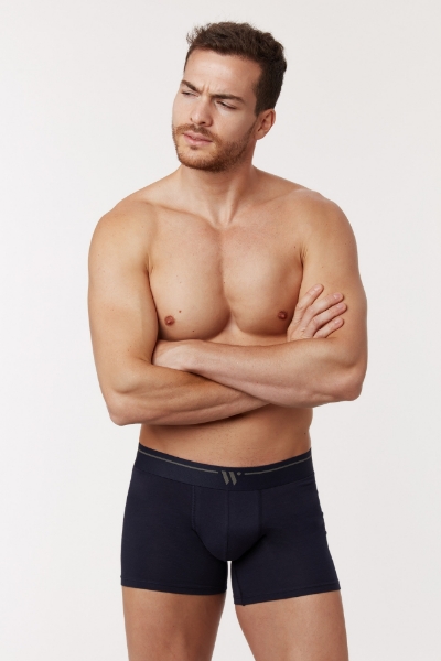 Resim 2’li Erkek Boxer-Clc - 188-Lacivert