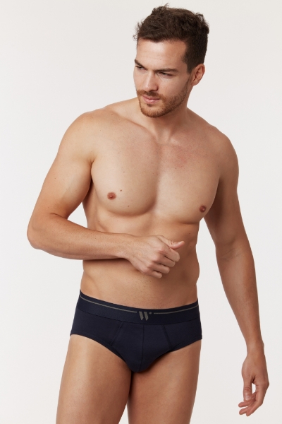 Resim 2’li Erkek Slip-Bmm - 188-Lacivert