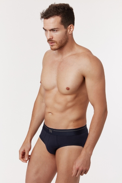 Resim 2’li Erkek Slip-Bmm - 188-Lacivert