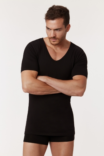 Resim Erkek Atlet-Bav - 199-Siyah