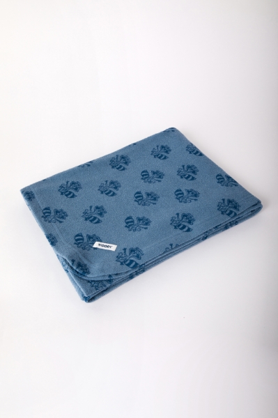 Resim Velsoft Battaniye-Pla - 930-Rakun Baskılı Mavi