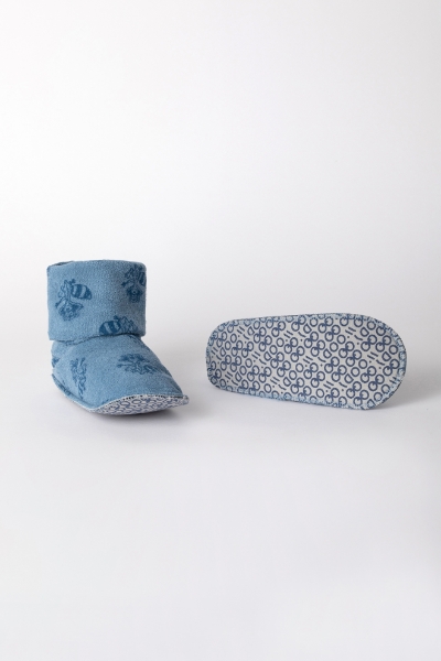 Resim Velsoft Patik-Boo - 930-Rakun Baskılı Mavi